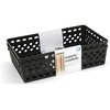 Officemate Recycled Supply Basket, 10.0625" x 6.125" x 2.375", Black, PK2 26202